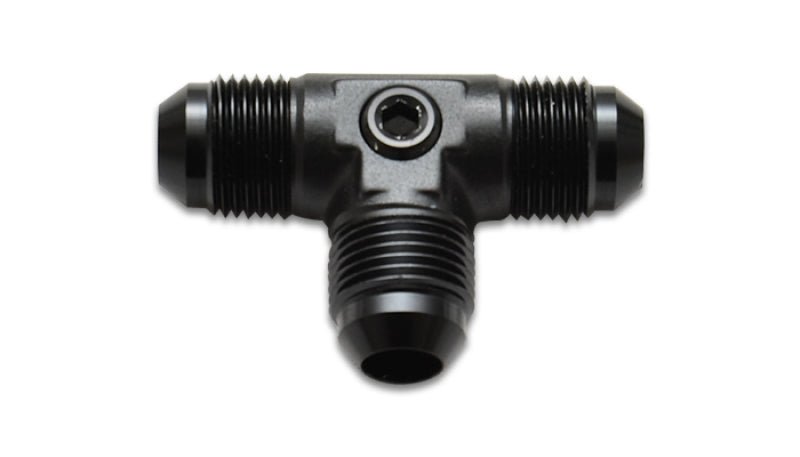 Vibrant - 6AN to - 6AN Male Tee Adapter Fitting with 1/8in NPT Port - Vibrant