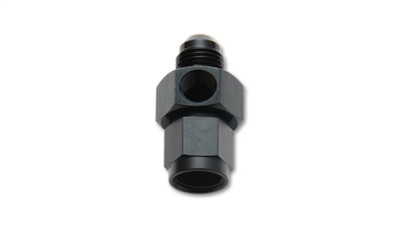 Vibrant - 8AN Male to - 8AN Female Union Adapter Fitting w/ 1/8in NPT Port - Vibrant