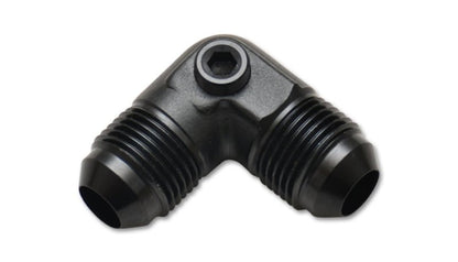 Vibrant - 8AN to - 8AN Male 90 Degree Union Adapter Fitting with 1/8in NPT Port - Vibrant