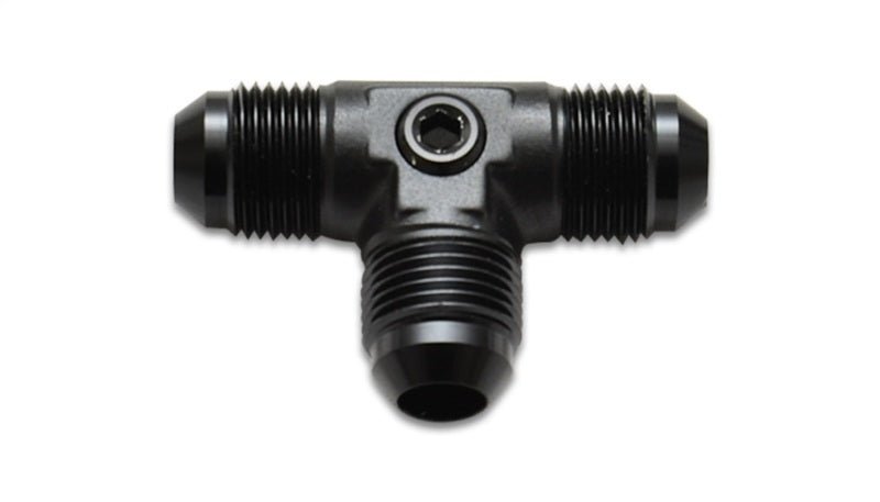 Vibrant - 8AN to - 8AN Male Tee Adapter Fitting with 1/8in NPT Port - Vibrant