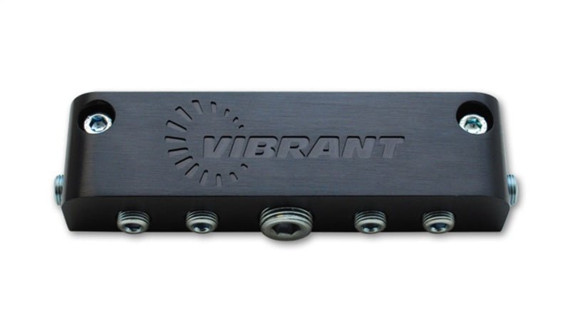 Vibrant Aluminum Vacuum Manifold (new design) - Black - Vibrant