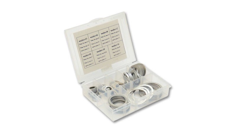 Vibrant Box Set of Crush Washers - 10 of each Size: - 3AN to - 16AN - Vibrant