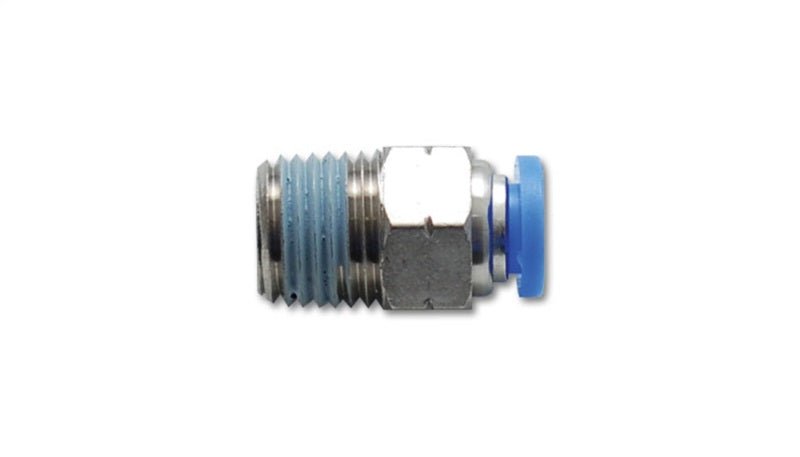 Vibrant Male Straight Pneumatic Vacuum Fitting 1/8in NPT Thread for use with 3/8in 9.5mm OD tubing - Vibrant