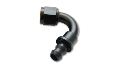 Vibrant Push - On 120 Degree Hose End Elbow Fitting - 12AN - Vibrant