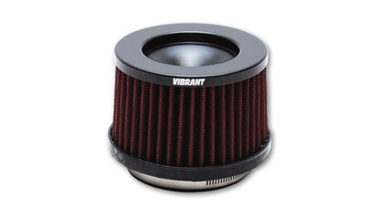 Vibrant The Classic Perf Air Filter 4.75in O.D. Cone x 3 - 1/2in Tall x 3in inlet I.D. Turbo Outlets - Vibrant