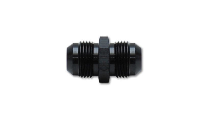 Vibrant Union Adapter Fitting - 20 AN x - 20 AN - Anodized Black Only - Vibrant