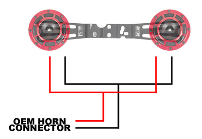 Arnés de cableado de bocina GrimmSpeed ​​Hella (15-19 WRX/STI) 