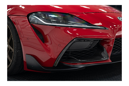 OLM LE Dry Carbon Fiber Lower Front Bumper Covers (MK5 Supra) - OLM